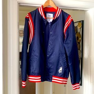Crooks and castle varsity satin